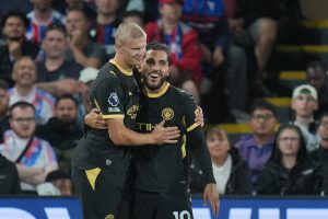 Haaland, Cherki Hit Doubles as Man City Crush Palace 4-1