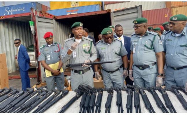 Customs Seize Rifles and ₦373.8m Cannabis at Lagos Port